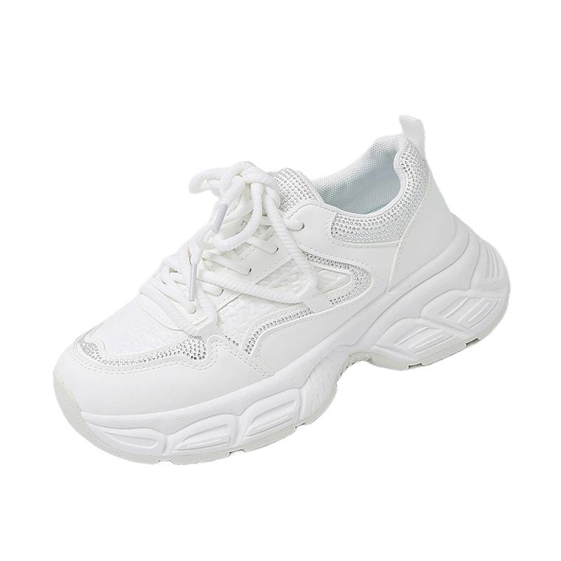 

2025 5CM Mesh Dad Shoes Super Hot Thick Soled Versatile Sports Running Sneakers Ins Style 40