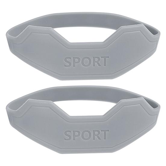 2 Pcs Silicone Patella Band Patellar Tendon Stabilizer Knee Brace for Knee Pain And Tendonitis Knee Support Strap for Basketball Running Fitness