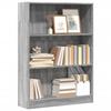 VidaXL Bookcase Sonoma Grey 80x24x109 Cm Engineered Wood, Bookshelf, Book Holder, Book Support, Cabinet of 857840