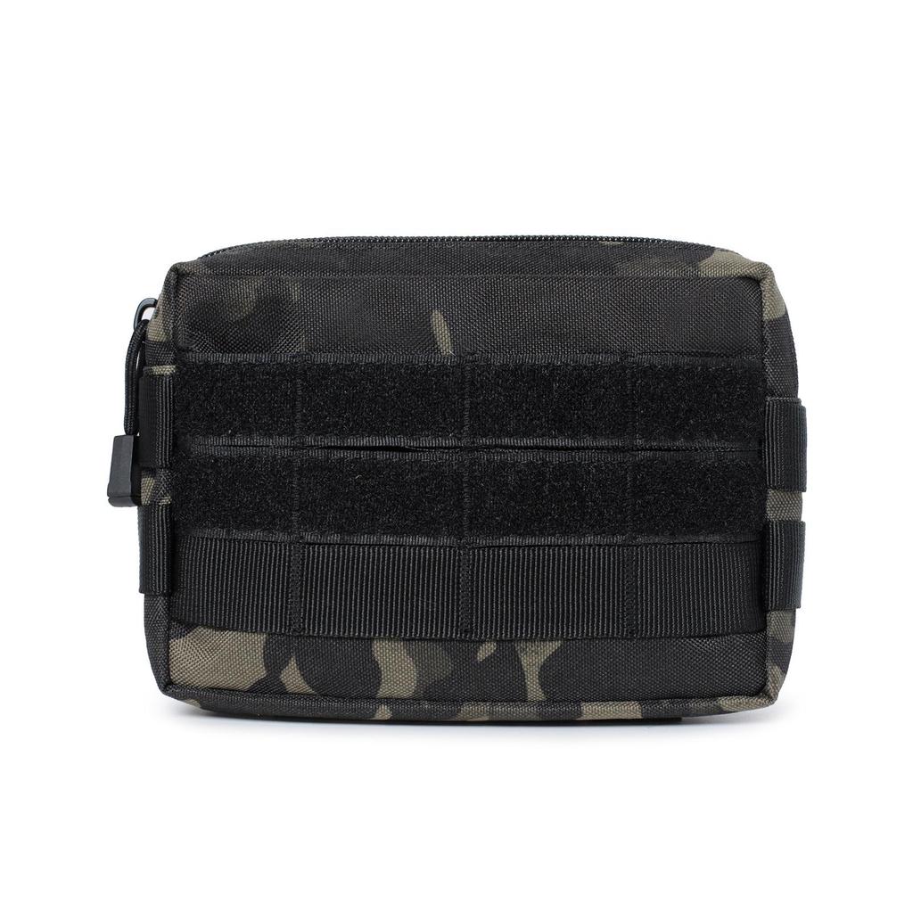 600D Camouflage MOLLE Tactical EDC Waist Pouch for Phone, Coins, and Keys.