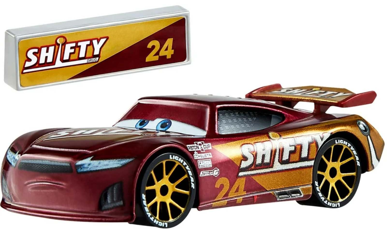 

Тачки 2024 Mattel Литая Мини-машинка 1 шт. Уильям Байреб Машина-персонаж 155 «Серия Nascar» [Товар]