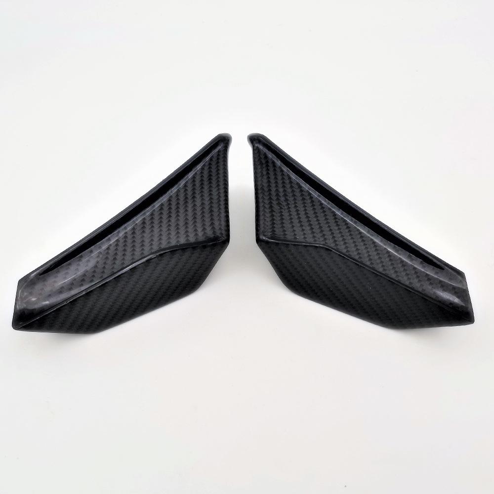 Universal Carbon Fiber Winglets & Air Deflectors for Yamaha, Honda, Kawasaki Motorcycles