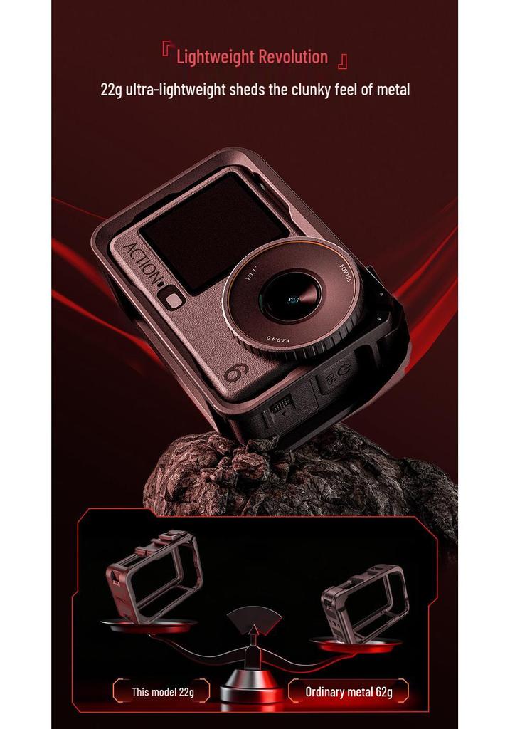 Sidafei AC24 ACTION6 Sports Camera Protective Frame - Vlog Accessories Rabbit Cage
