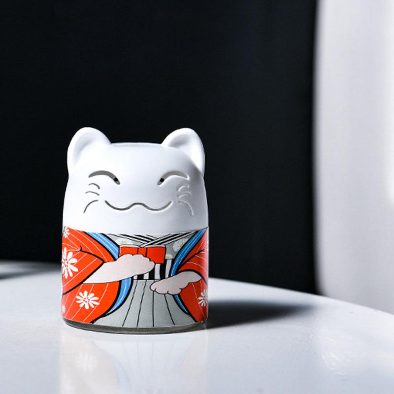 Lucky Cat Blue Bubble Toilet Cleaner & Deodorizer - Bathroom Odor Eliminator and Air Freshener