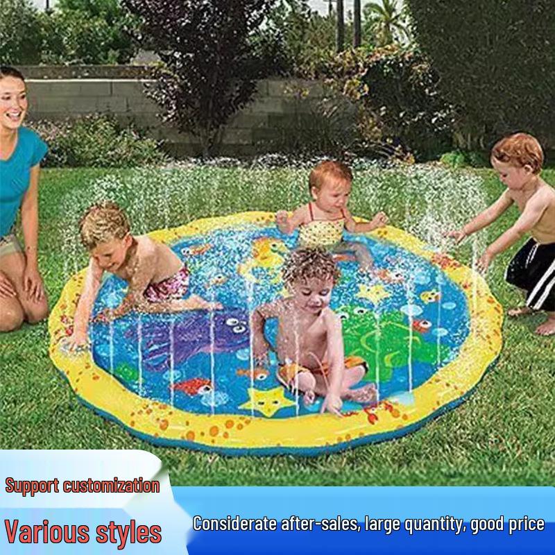 Children s Inflatable Water Spray Mat Toy Play Sprinkler Other