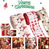 6.3cm Reusable Jute-Style Christmas Craft Ribbon Polyester Webbing