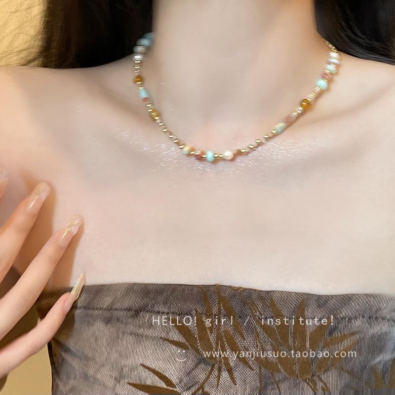 Colier Elegant cu Perle pentru Claviculă - Bijuterii Trendy de Lux Ușor pentru Femei