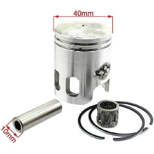 40mm Piston Ring Set Compatible With 10mm Pin Compatible With 50cc 2 Stroke And Mopeds Including BWS 50 3KJ CW50 Slider 50 Jog 50