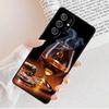 Cigar Whiskey Ice Drink Phone Case For Samsung Galaxy S25 S25 S23 S30 S30 S8 S21 S20 FE S24 S22 Note 10 20 Plus Lite Ultra Lite