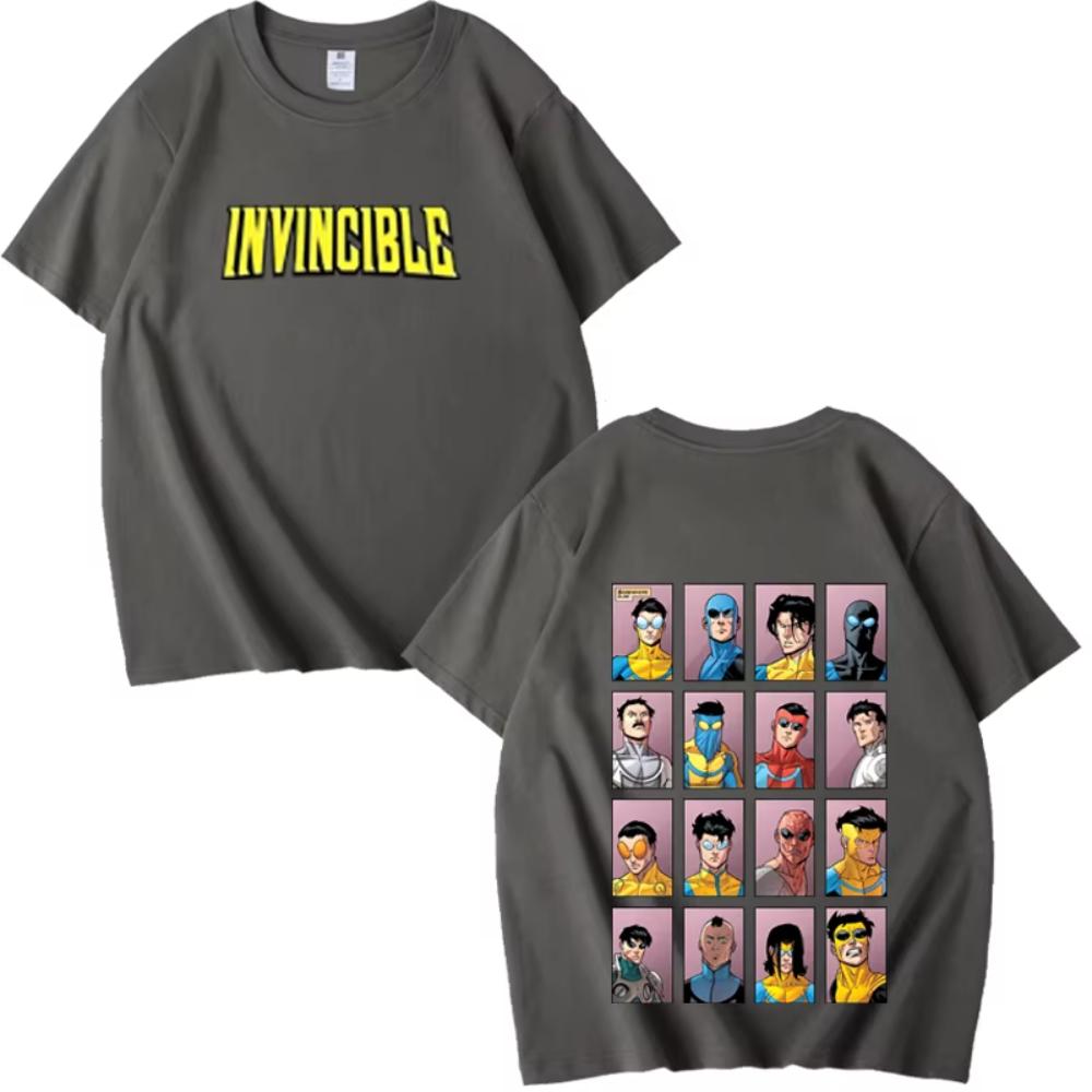 Niezwyciężony Wariant Koszulka Graficzna 2025 Mężczyźni Kobiety Oversize Bawełna Gorąca Wyprzedaż Krótki Rękaw Letni Nadruk Unisex Duże Rozmiary Góry