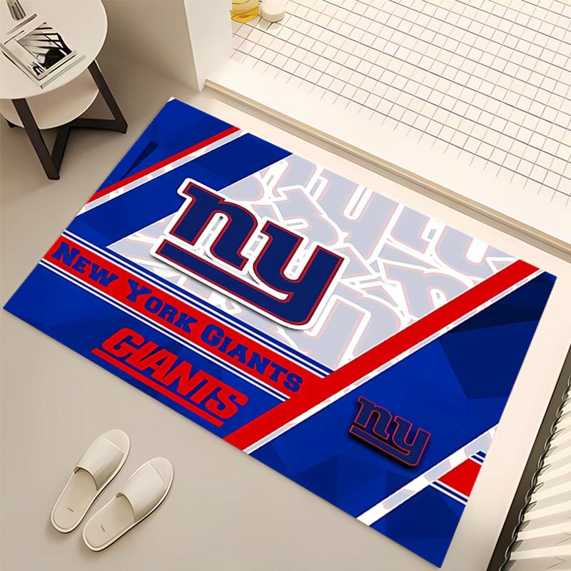 1pc New York Giants logo Print Area Rug - Soft, Washable Non-Slip Indoor Mat, Living Room, Home Office Decorative Rug,Office Decorative