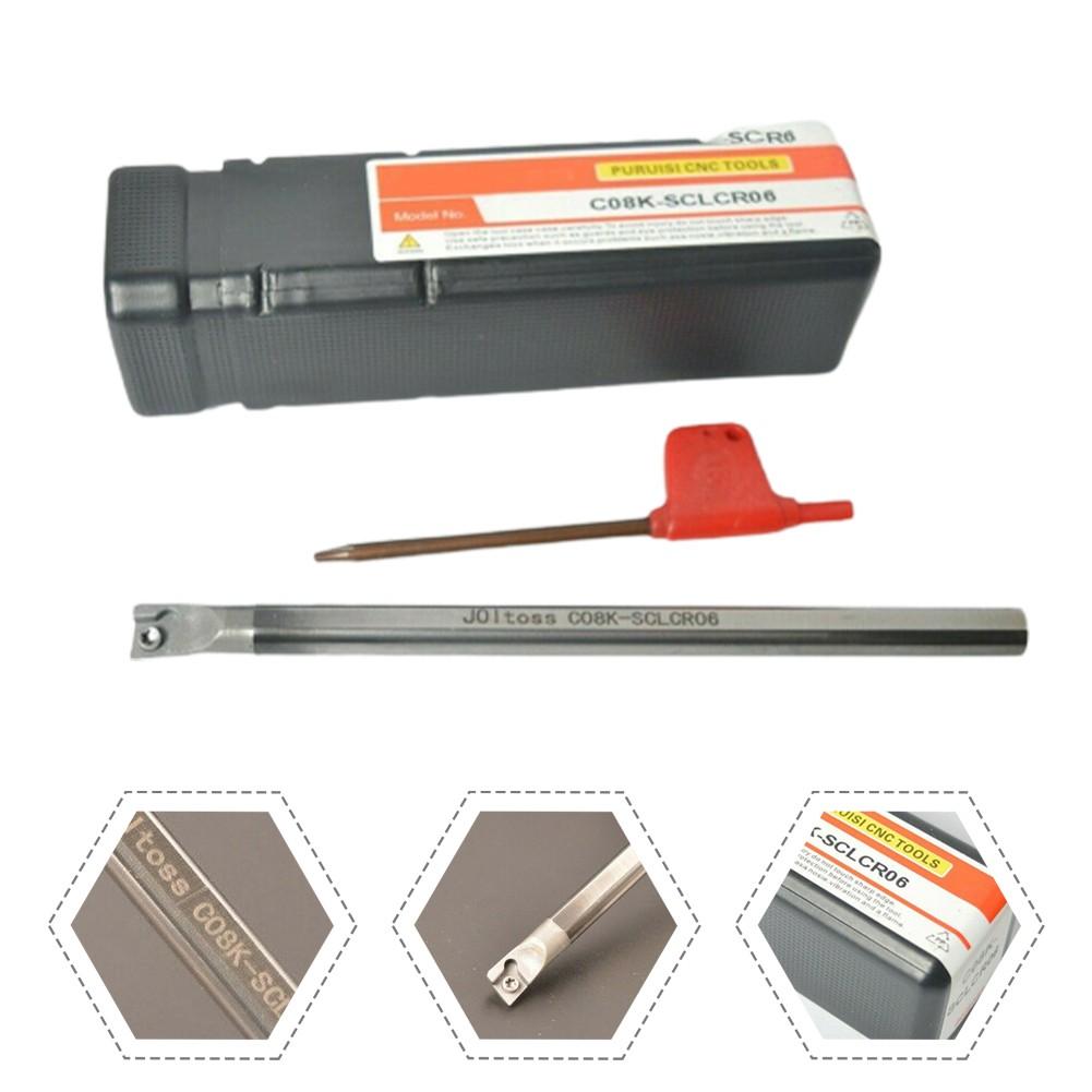 For CCMT0602,C08K-SCLCR06,Solid-Carbide Lathe Inner Turning Tool Boring Bar Part