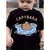 European sizes Boys' Fashion T-shirt, feature cute cartoon Prints, Soft and Breathable, Suitable for Summer Outdoor activities