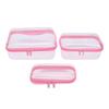 Hard Shell Zipper Case Deepened Bottom Water Proof Clear Hard Shell Zippered Case for Toy Storage Snack Bag Cosmetics 3