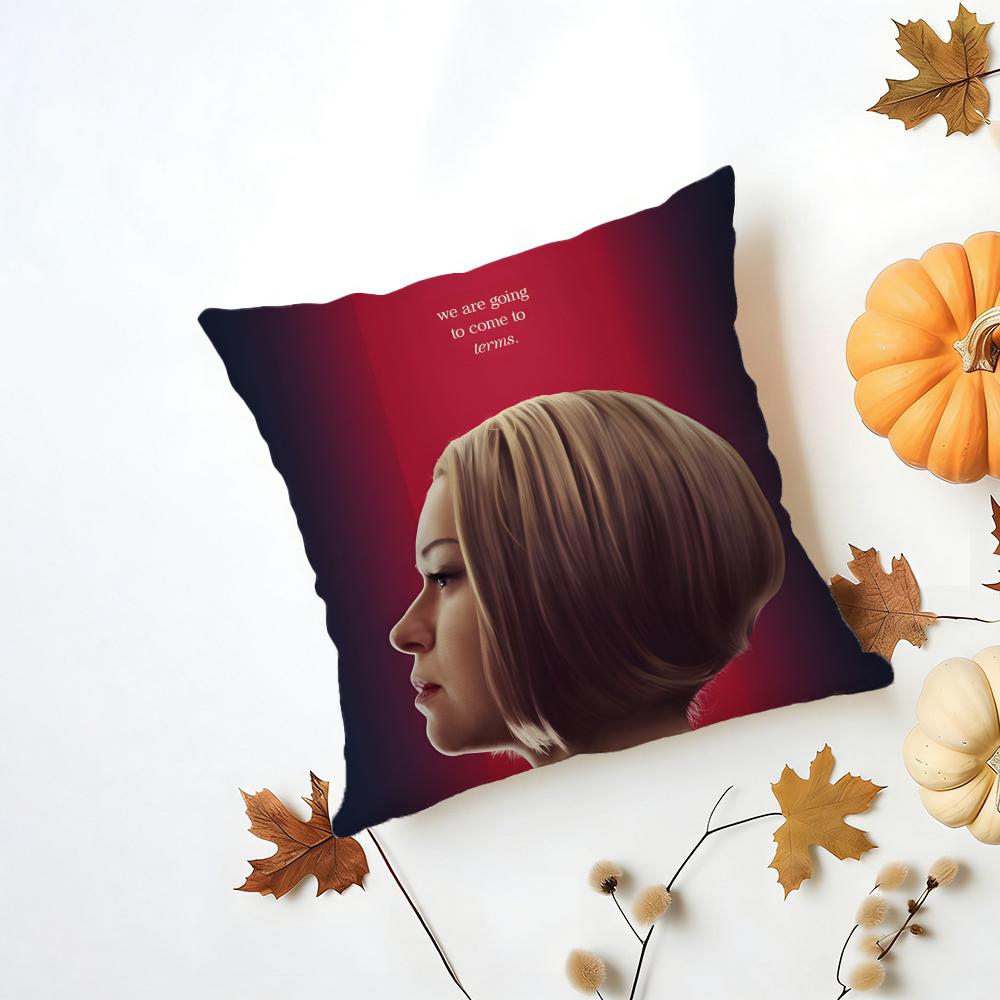 RRachel Duncan Cushion Cover Washable Linen Pillowcase Soft for Daily Sofa Bed Home Room Decor