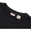 Levis Ss22 Solid Color Letter Logo Print Crew Neck Long Sleeve Sweatshirt Women Sweatshirt Black A0888-0024