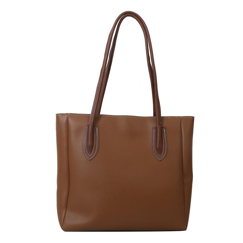 Fashionable Large Capacity Pu Tote Bag For Women 2023 Trendy Street Style Shoulder Bag