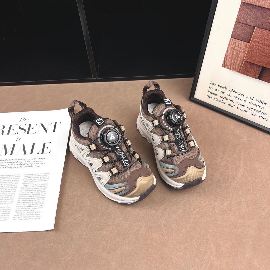 Unisex Kids' Breathable Non-Slip Rotating Sneakers - Spring/Autumn 2026
