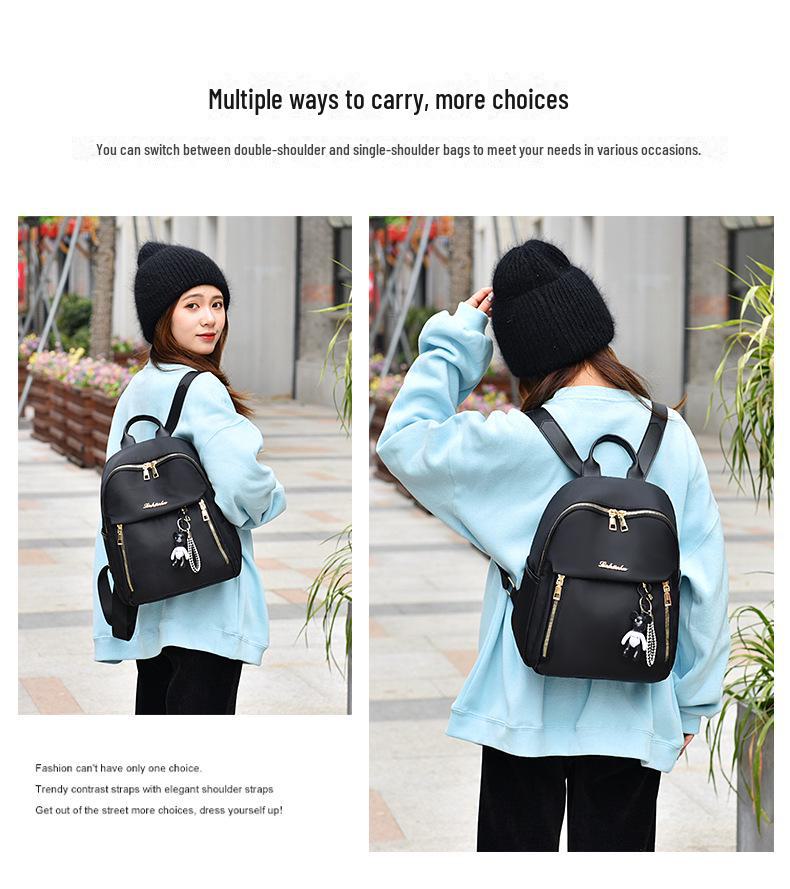 Damen 2025 Cross-Border Koreanischer Oxford-Stoff Rucksack: Modisch, Vielseitig, Ideal für Urlaubsreisen und Schule.