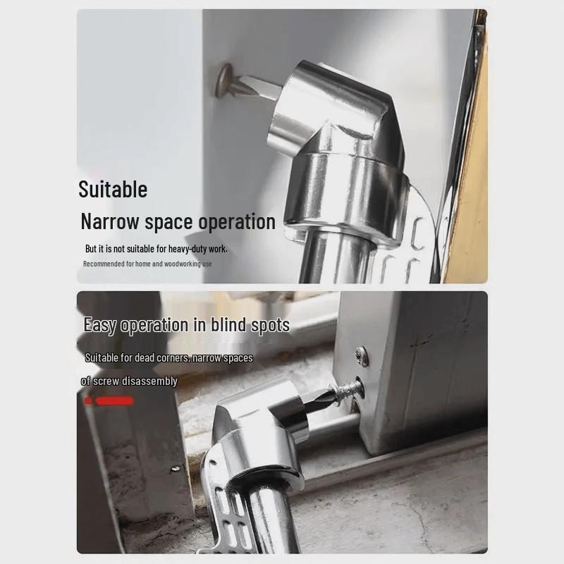 105-Grad Universal-Schraubendreherkopf mit Verlängerungsstange für enge Ecken