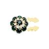 Rhinestone Button Cover Decorative Button Embellishment Button Flower Button Cover for Jewelry Craft Decoration