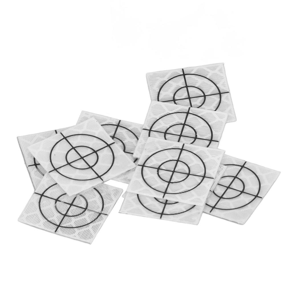 100 KS Samolepicí reflexní fólie Pryskyřičná odrazka Samolepky Záplaty pro totální stanici Měření