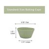 Silicone Baking Cups, Reusable Cupcake Liners,48 Pack Cake Molds, Standard Size Muffin Liners, Dish