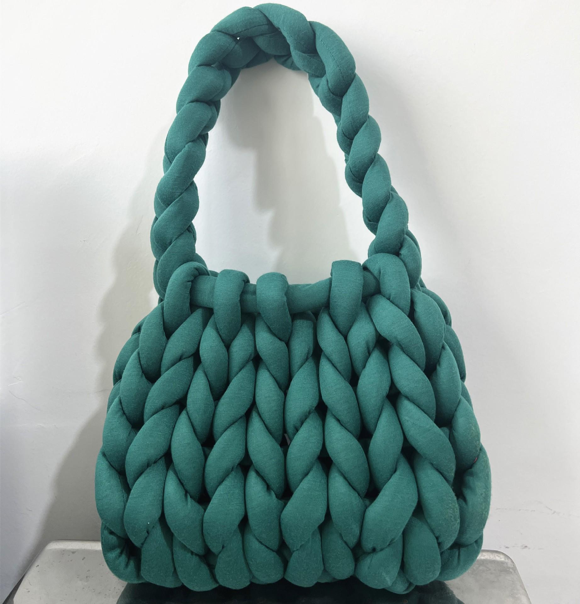 

Icelandic Wool DIY Chunky Knit Korean-Style Tote Bag Material Pack 430g