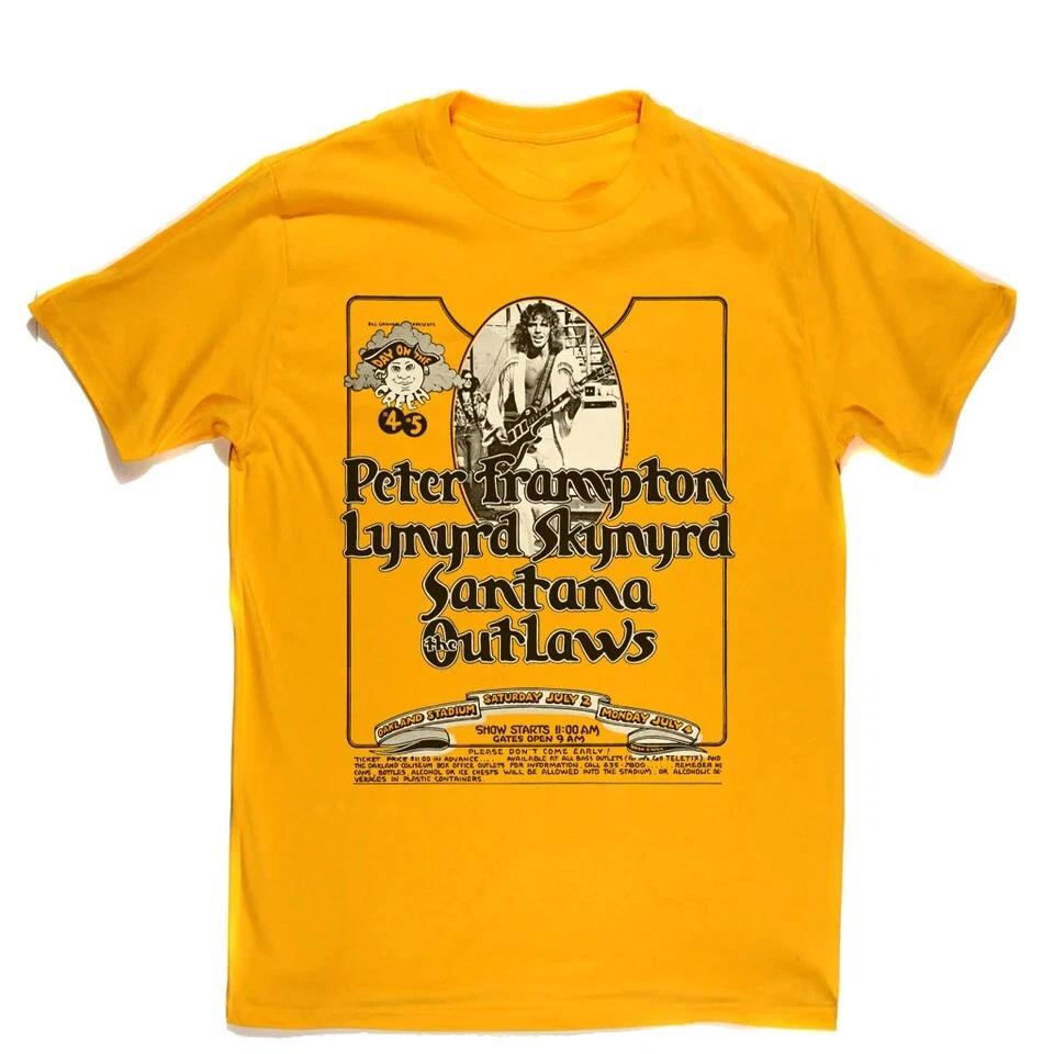 

Peter Frampton Day On The Poster Shirt Classic Yellow Unisex S-5XL UU221 M