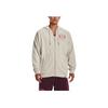 Under Armour Logo Print Casual Sports Hooded Jacket Men Jackets Beige 1376051-110