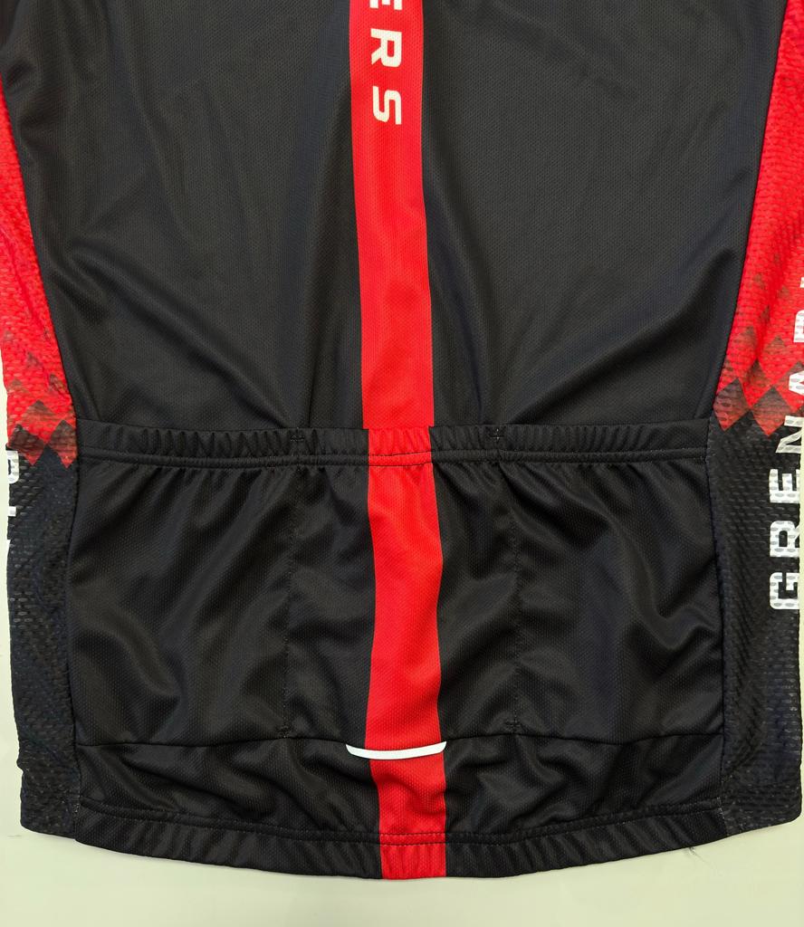 INEOS Men's Summer PRO Team Cycling Clothing Short Sleeves Jersey Set Cycling Top and Bib Shorts Breathable Sponge Seat Cushion