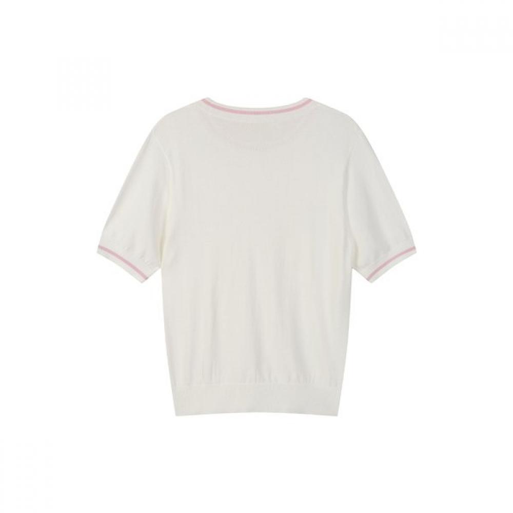 LAP Color Block Short Sleeve Knit As1kh266