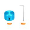 uxcell Aluminum Potentiometer Universal Volume Tone Control Knob for and Blue 4-Piece Knob, 1/4" (6mm) Guitar, Bass, 5/8" Grid,