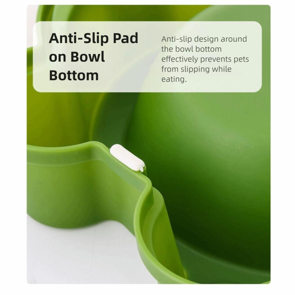 Non-slip Cat Food Bowl Detachable Dog Water Bowl Cute Dog Bowls  Pet Supplies