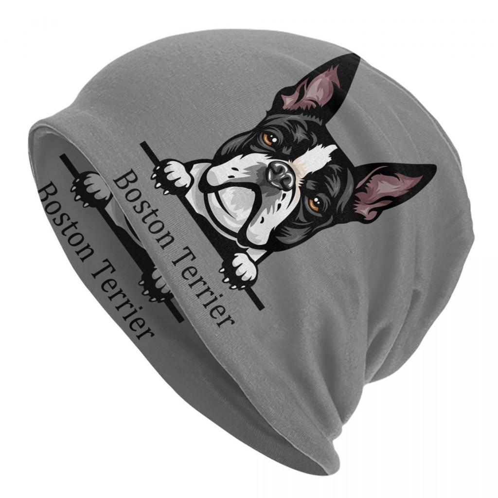 Custom Peeking Dog Jack Russell Terrier Bonnet Hats Street Knit Hat For Women Unisex Autumn Winter Pet Animal Skullies Beanies Caps
