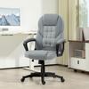 Faux Leather Office Chair - Grey