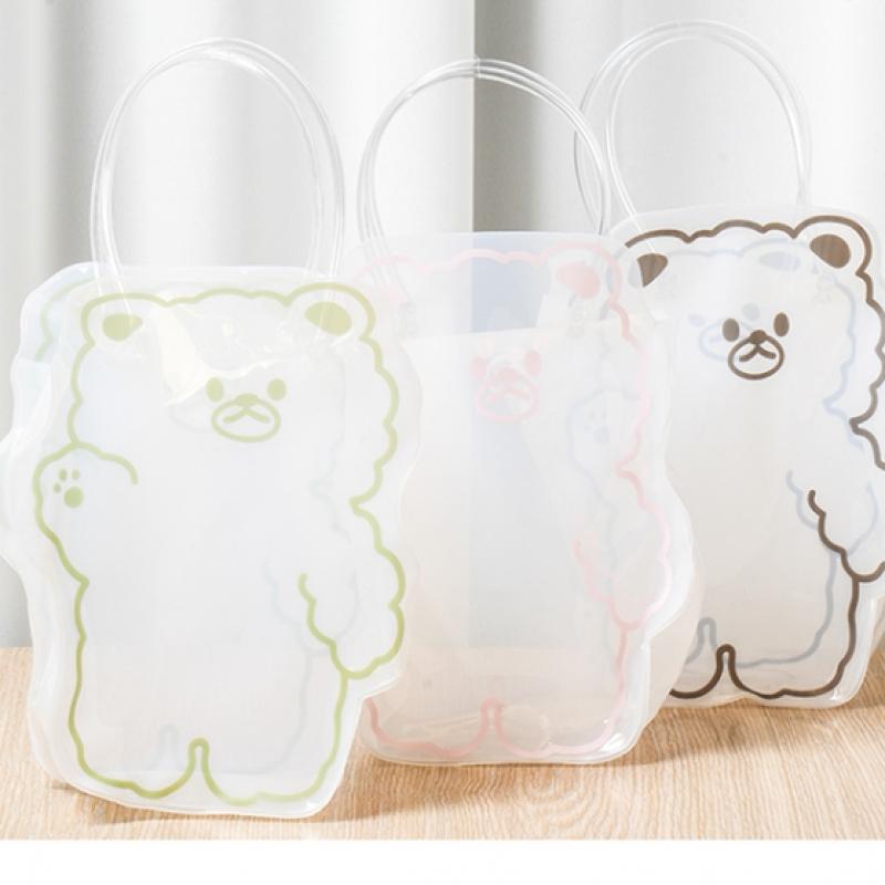 Daiso Medvěd Průhledná taška