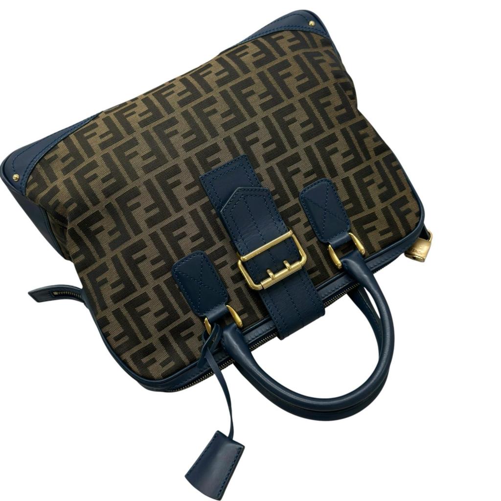 FENDI Zucca 8BN069 Handbag Brown Women used