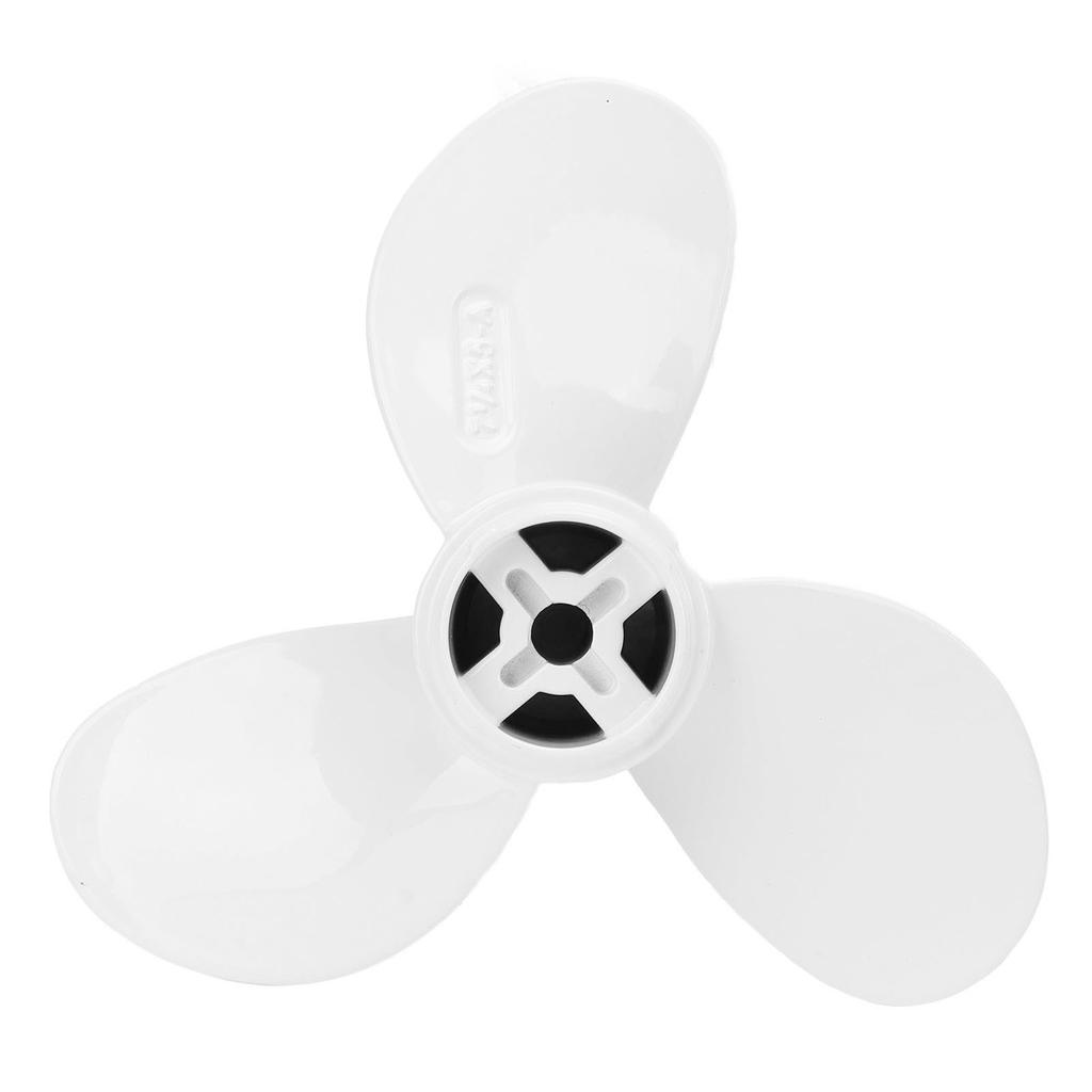 Boat Motor Propeller Stroke 2 2.3 Three Blades Aluminium Alloy Outboard Motor Propeller for Replacement Upgrade