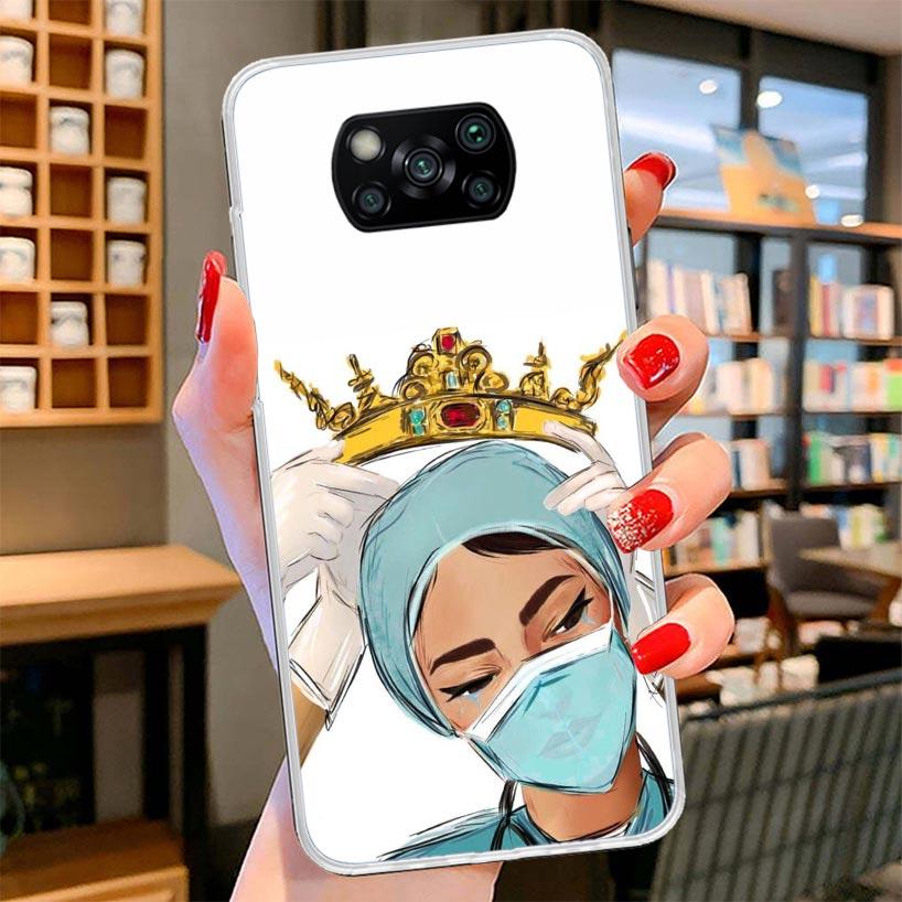 Medicine Nurse Doctor Cover Phone Case For Xiaomi Poco F7 Ultra X7 X6 X5 Pro M7 Redmi 15C 15 13C 13 12C 12 10C 10 9A 9C 9T 9 She