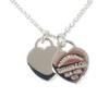 [Used] TIFFANY/Tiffany 925 Return To Tiffany Double Heart Tag Pendant/j11-4