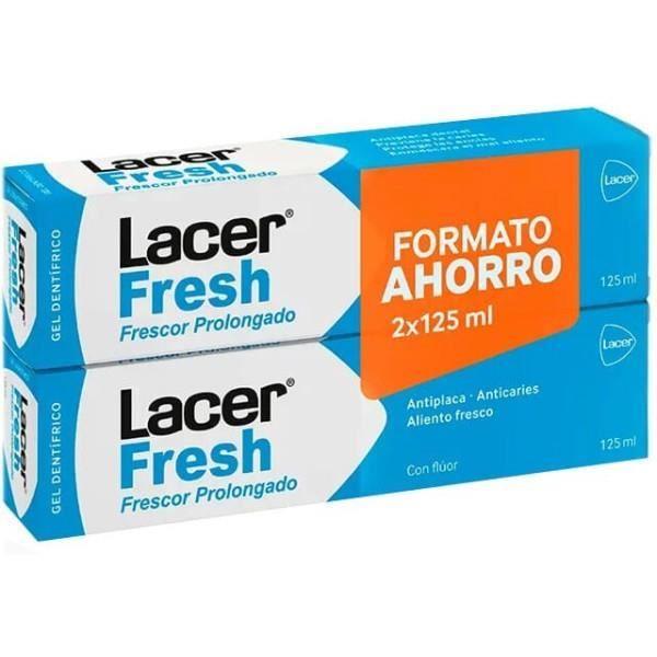 Dentifrice - Lacer - Fresh Gel - Lot De 2 - Unisexe