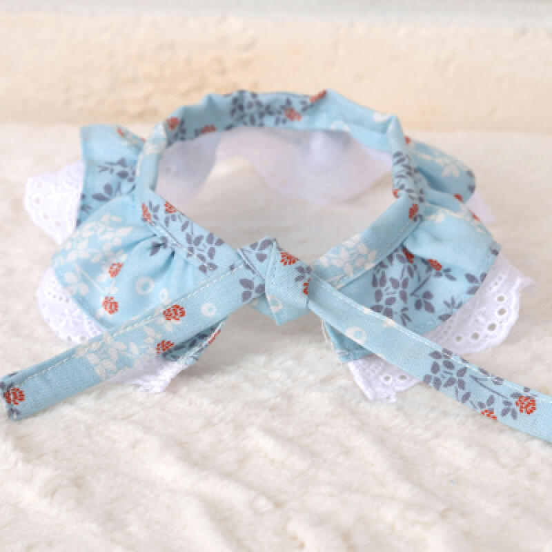 Dog Scarf Coral Lace - Blue small - 20cm