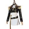 Rumi Zoey Mira Cosplay KPop Lovci démonů Cosplay Kostým Paruka Ženy Černý Zlatý Oblek Halloweenská Párty Oblečení pro Hraní Rolí