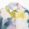 Spring/Summer 2025 Women's Versatile Silk Satin Print Shirt