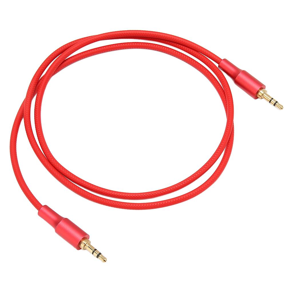 3.5mm Male to Male Sound   Cable Professional Nylon Woven 3.5mm Stereo Sound Cord for Earphones Car Speaker 3.3ft