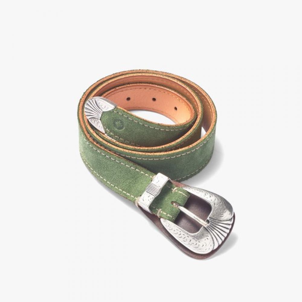 Sf Market Rust Mood Suede Belt Olive Blt 207 Rud2m80009a94 OLIVE (OLIVE)/30
