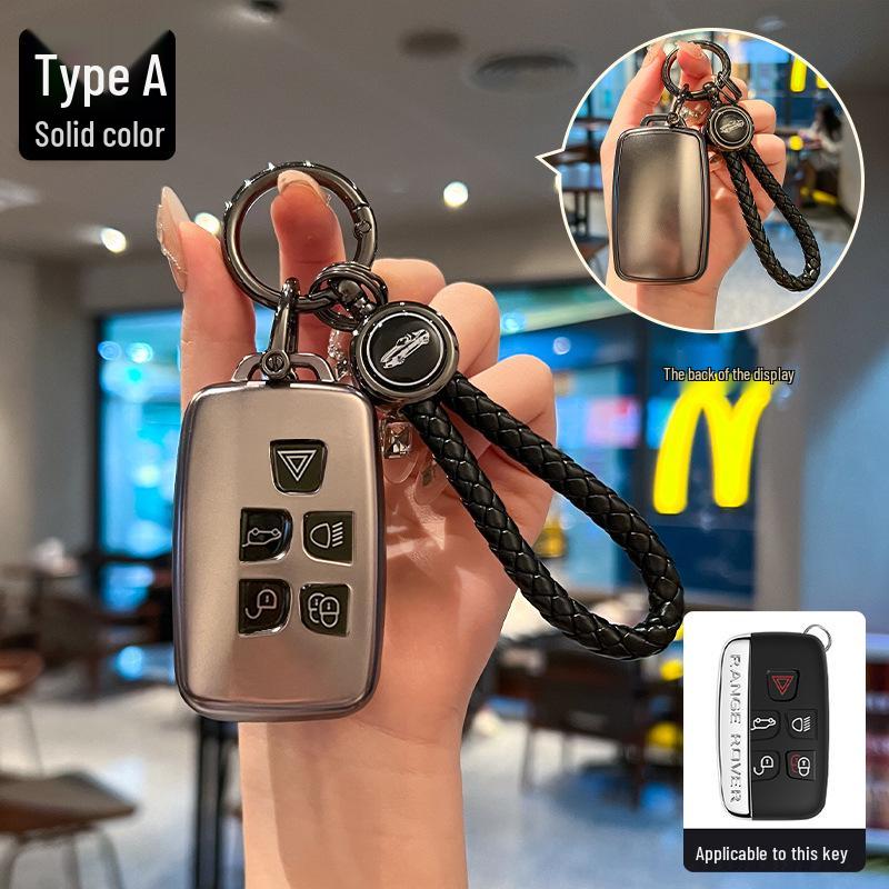 Land Rover Car Key TPU Cover with Pendant - Stylish & Durable
