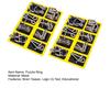 16/24Pcs/Set Metal Puzzle Ring Brain Teaser 3D Interlocking Wire Puzzle Challenging Game Kids Adults Mind Logic IQ Test Educational Unlock Interlock