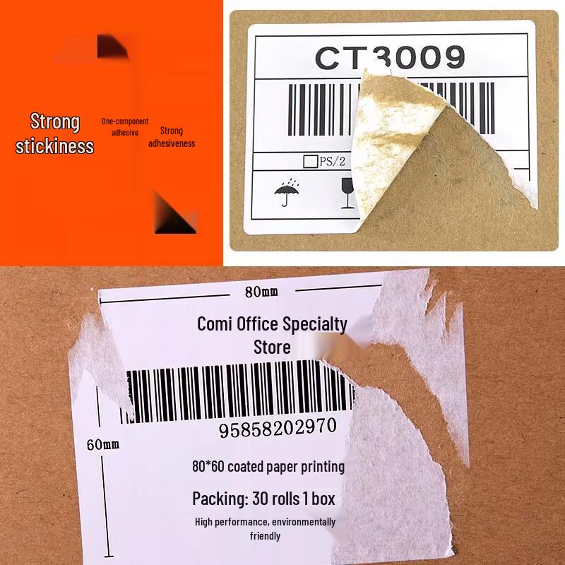 Coated Self-Adhesive Label Paper